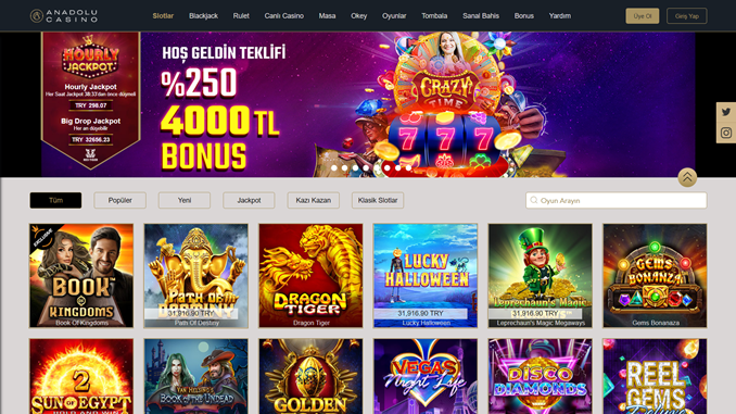 Anadolucasino giriş adresi