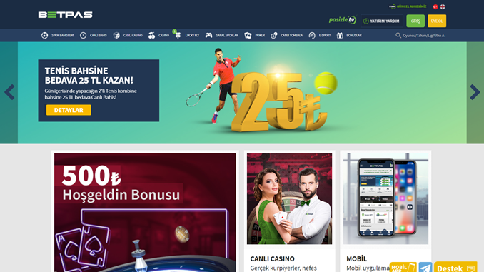Betpas giriş adresi