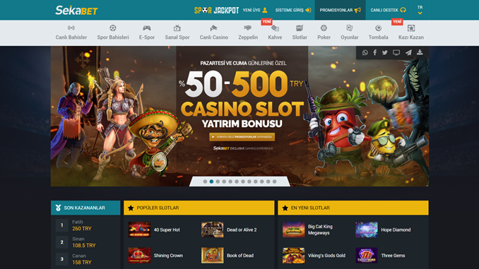 Sekabet giriş adresi